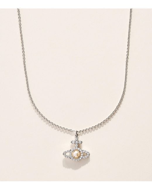 Vivienne Westwood Natural Olympia Pendant Necklace