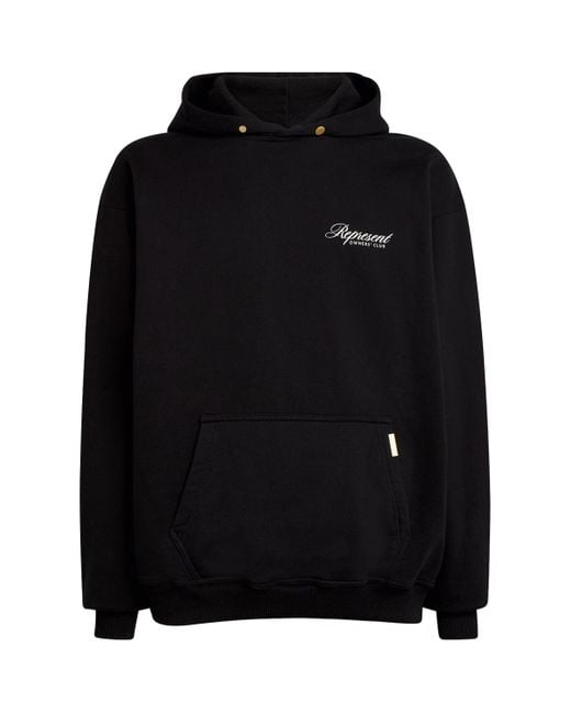 Represent Black X Harrods Owners' Club Bear Hoodie for men