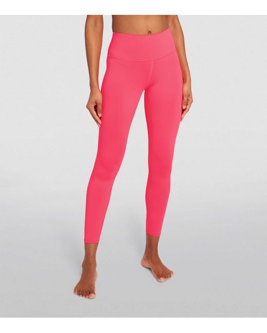 Alo Yoga Airlift 7/8 High-rise Leggings in Pink