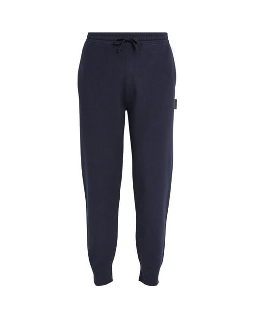 Sandro Blue Patch-Detail Sweatpants for men