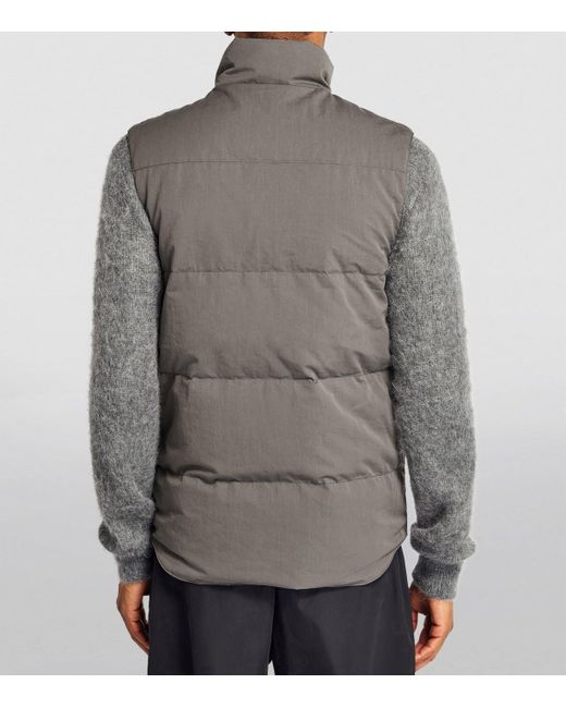Canada Goose Gray Garson Puffer Gilet for men