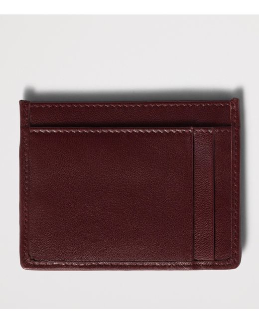 Miu Miu Purple Nappa Leather Matelassé Card Holder