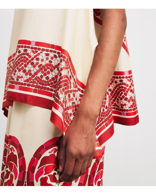 LaDoubleJ Red Silk San Carlo Tank Top