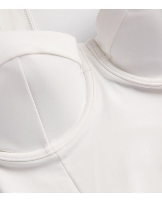 Jonathan Simkhai White Kyle Balconette Swimsuit