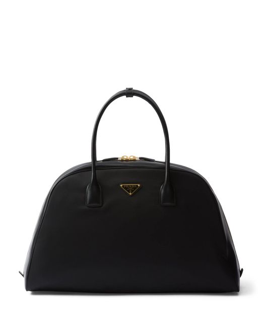 Prada Black Large Re-nylon Top-handle Bag
