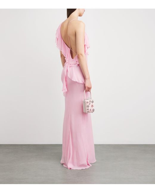 self portrait pink one shoulder dress Self-Portrait One-shoulder dress | Women's