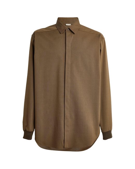 Fear Of God Brown Cotton-wool Shirt for men