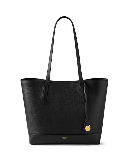 Mulberry Black Leather East West Tote Bag