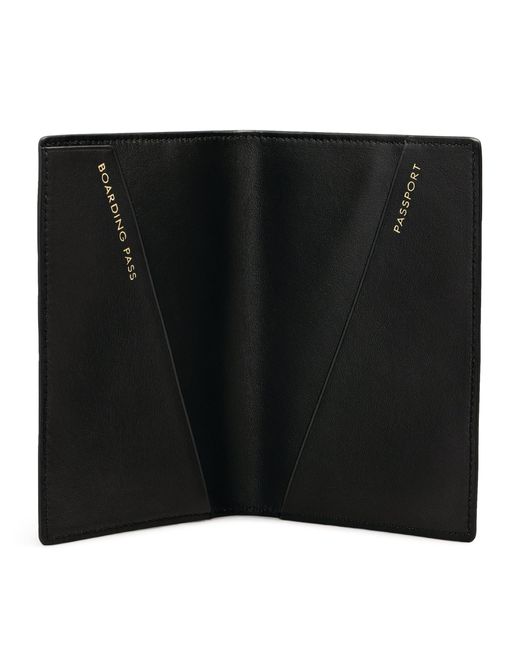 Passport Cover in Panama in black