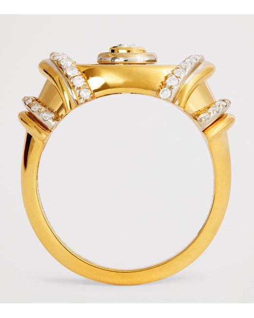 L'Atelier Nawbar Metallic And Diamond N*93 Sailor Moon Pinky Ring