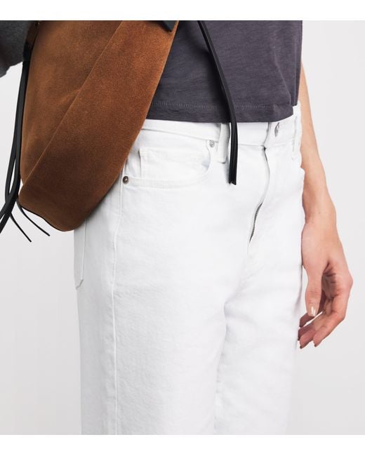 PAIGE White Sofia Flared Jeans