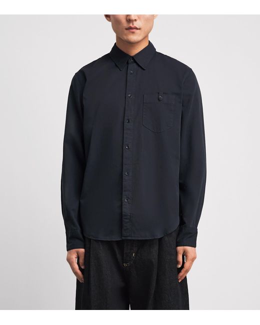 Rag & Bone Blue Cotton-Lyocell Tomlin Shirt for men
