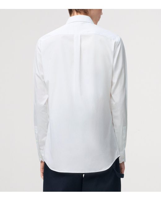 Loewe White Poplin Anagram Shirt for men