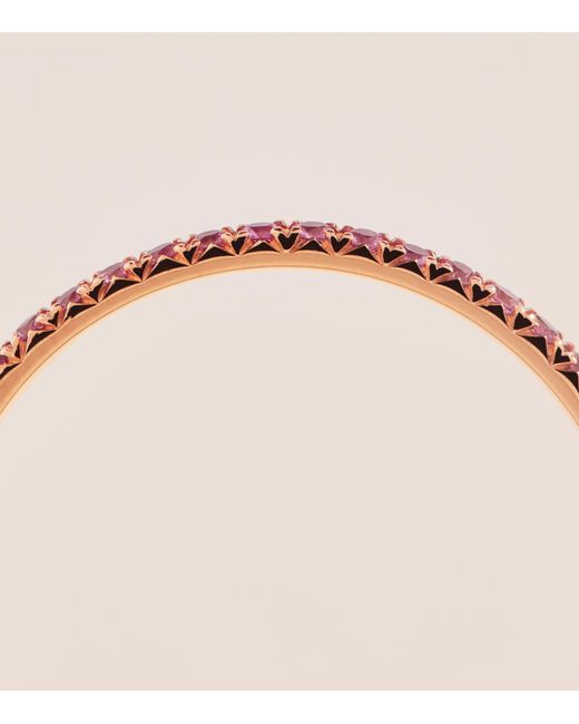 Anita Ko Pink And Sapphire Eternity Ring