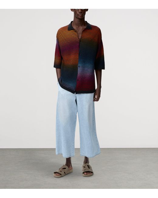 Loewe Blue X Paula's Ibiza Denim Drawstring Trousers for men