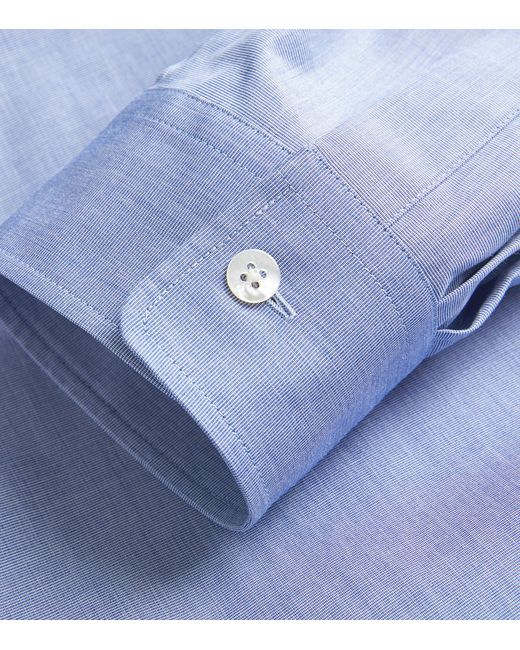 The Row Blue Cotton Atticus Shirt for men
