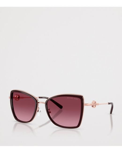Michael Kors Purple Corsica Butterfly Sunglasses
