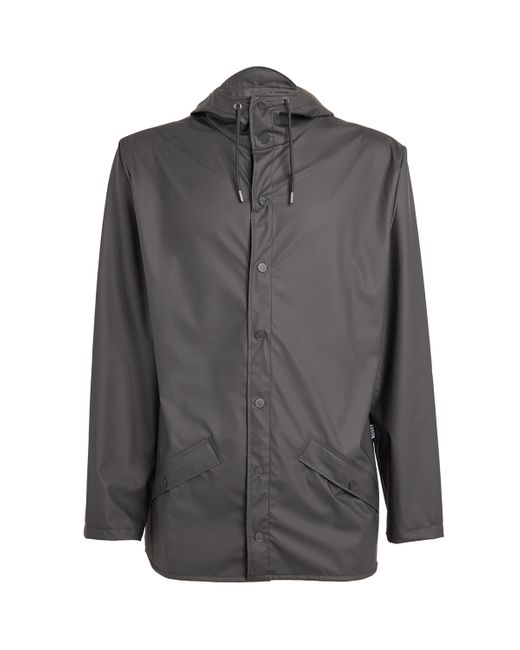 Rains Gray Core Rain Jacket for men