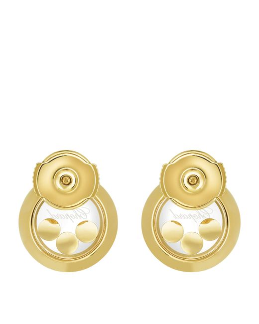 Chopard Metallic And Diamond Happy Diamonds Icons Earrings