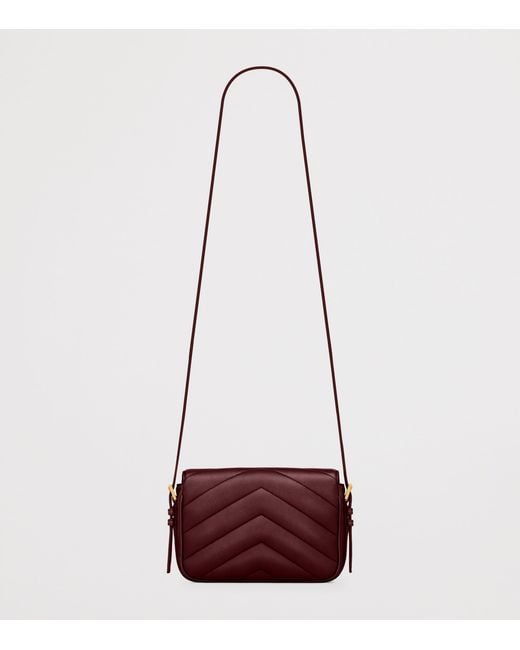 Saint Laurent Red Loulou Toy Cross-Body Bag