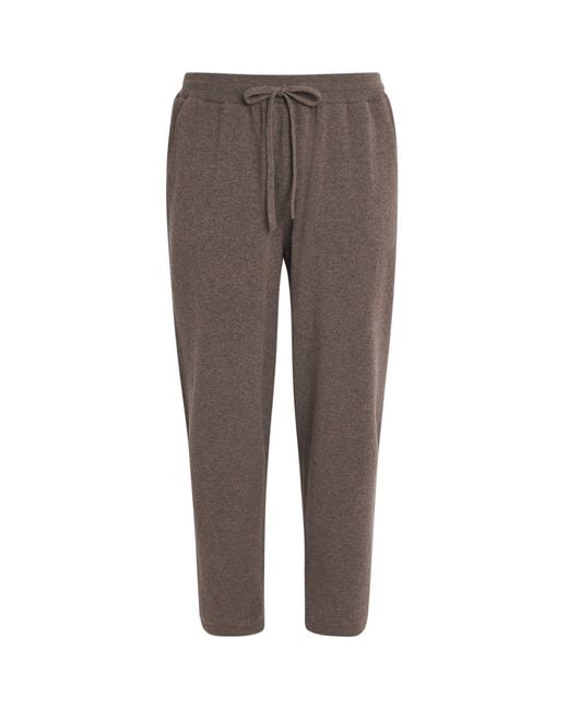 Johnstons Gray Cashmere Lewis Sweatpants for men