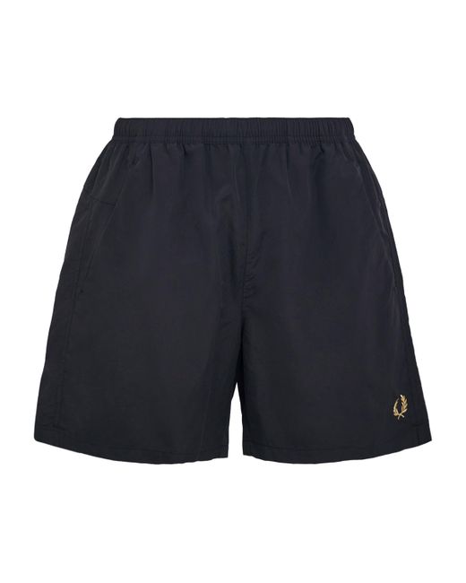 Fred Perry Blue Taslan Tennis Shorts for men