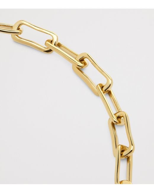 Monica Vinader Metallic Vermeil Alta Mini Chain Necklace