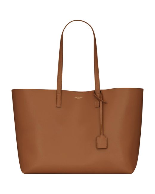 Saint Laurent Brown East/West Shopper Bag