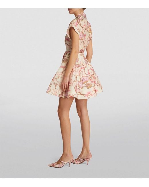 Zimmermann Pink Matchmaker Flip Mini Dress
