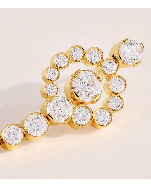 Sophie Bille Brahe Natural And Diamond Escargot De Rêve Earrings