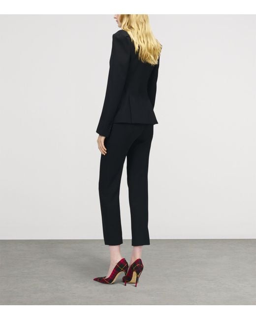 Alexander McQueen Black Wool Blazer