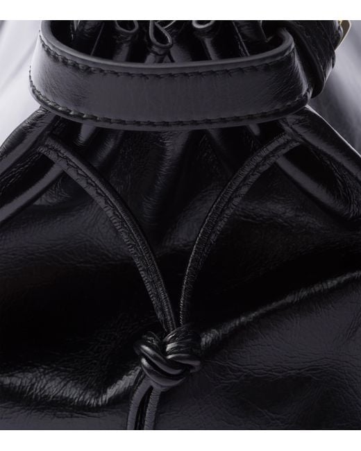 Prada Black Large Leather Bonnie Top-Handle Bag