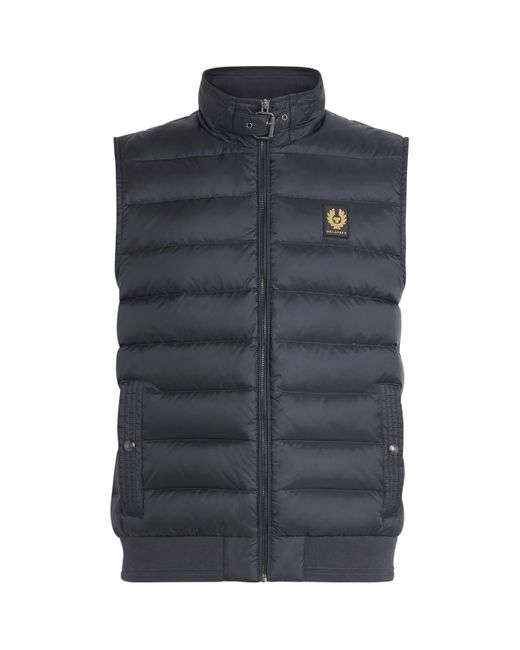Belstaff Blue Circuit Down Gilet for men