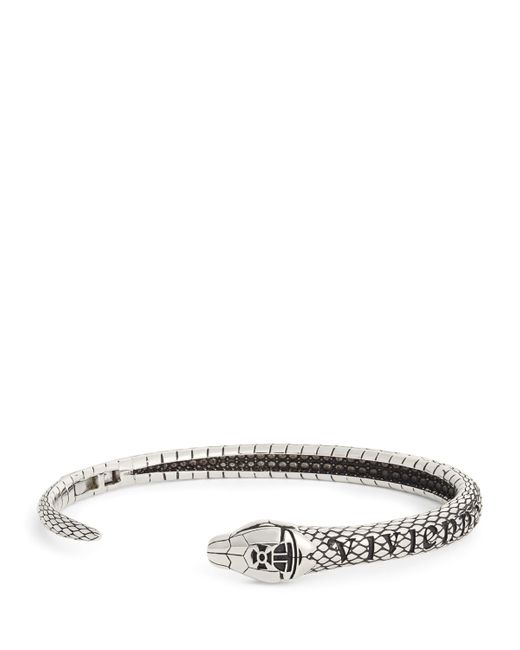 Vivienne Westwood Metallic Albane Bangle for men
