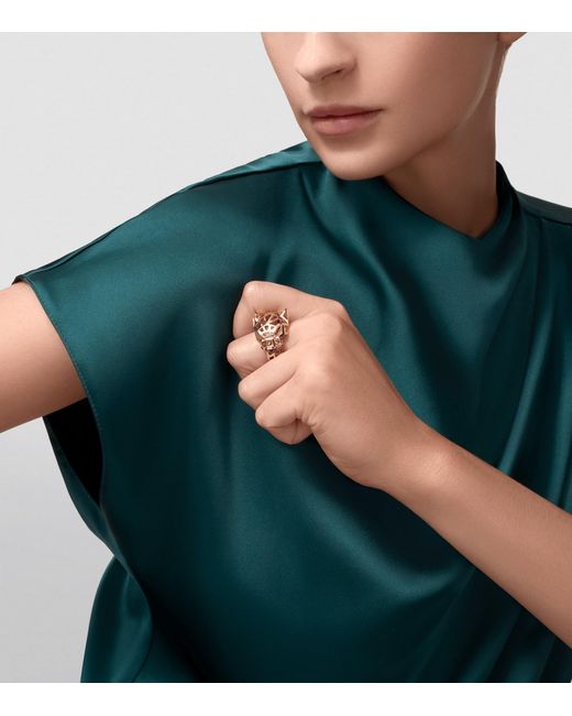 Cartier Metallic Panthère De Ring