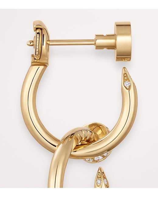 Cartier Metallic And Diamond Juste Un Clou Earrings