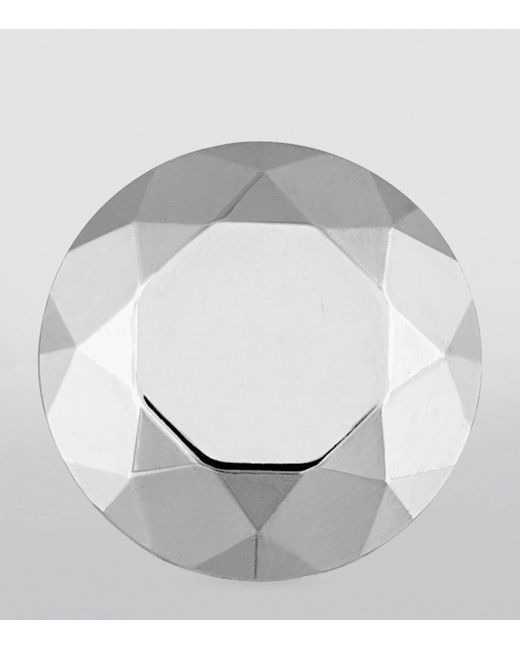 Maria Tash Metallic Faceted Round Threaded Stud Earring for men