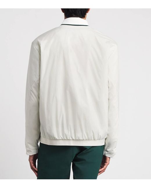 Ralph Lauren White Hybrid Logo Jacket for men
