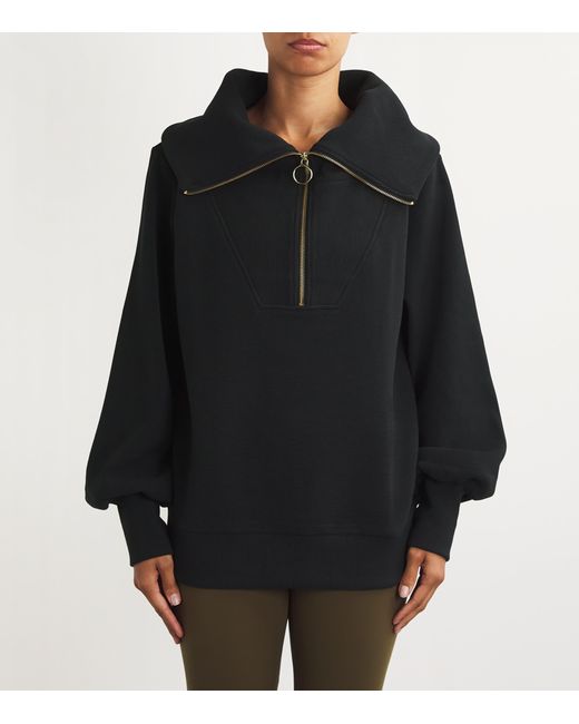 Varley Black Vine Half-Zip Sweatshirt