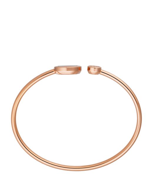 Chopard White Small Rose And Diamond Happy Spirit Bangle