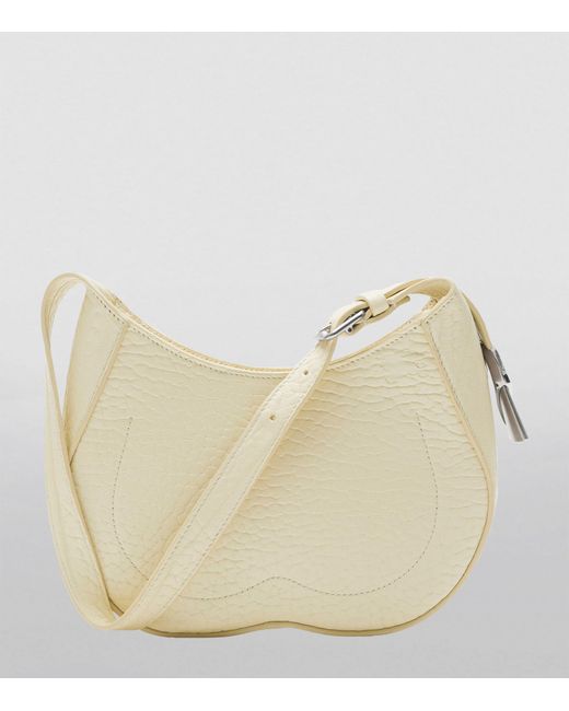 Burberry Natural Leather Chess Shoulder Bag