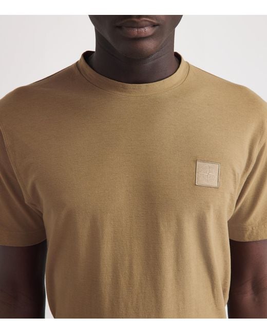 Stone Island Natural Organic Cotton Ghost T-Shirt for men