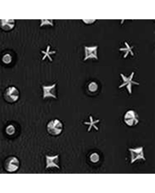 AllSaints Black Leather Stud Heeled Boots 88