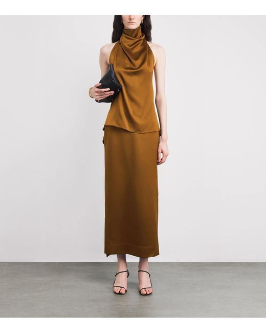 chinese dress ladies Cartia Linen Maxi Dress main image 0