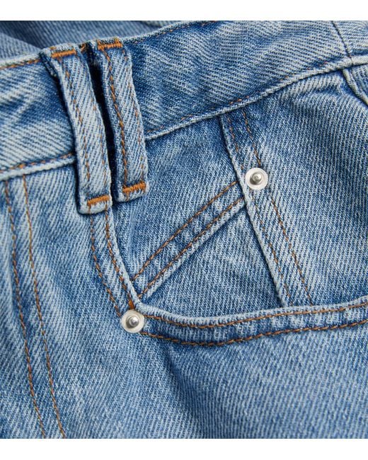 Isabel Marant Blue Lemony Wide-leg Jeans