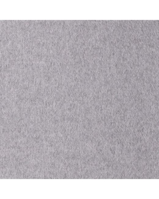 Prada Gray Wool-Cashmere Logo Scarf