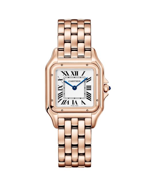 Cartier Metallic Medium Rose Panthère De Watch