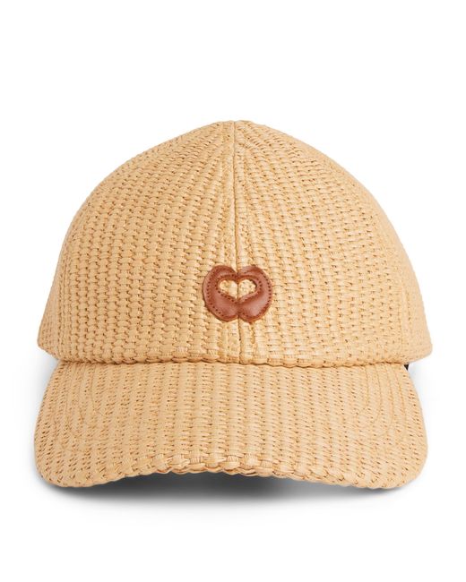 Maje Natural Cotton-Blend Logo Baseball Cap