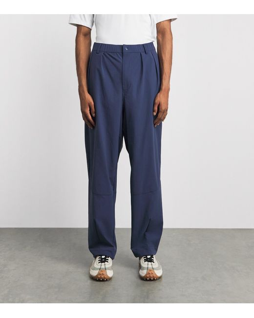 Manors Blue Greenskeeper Relaxed Trousers for men