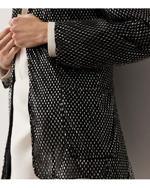 Ralph Lauren Black Embellished Brynn Jacket
